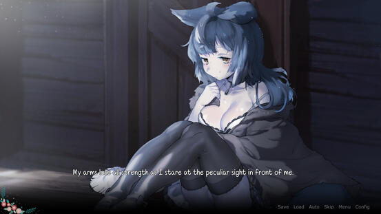 CG for the visual novel Wolf Tails ©