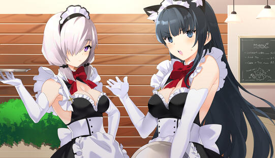 CG for a &quot;Maid Idol&quot; themed vn - Winged Cloud ©